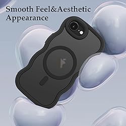 Pepmune for Phone 16e Case, Curly Wavy Frame Hard