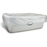 LEM Products Plastic Meat Lug Liners, Clear, 22-3/4" x 20", 25 Count | Disposable, Food Grade Low-Density Polyethylene (LDPE) Cover for Meat Lugs, Makes Prepping and Cleaning Easy, Fast Cleanup