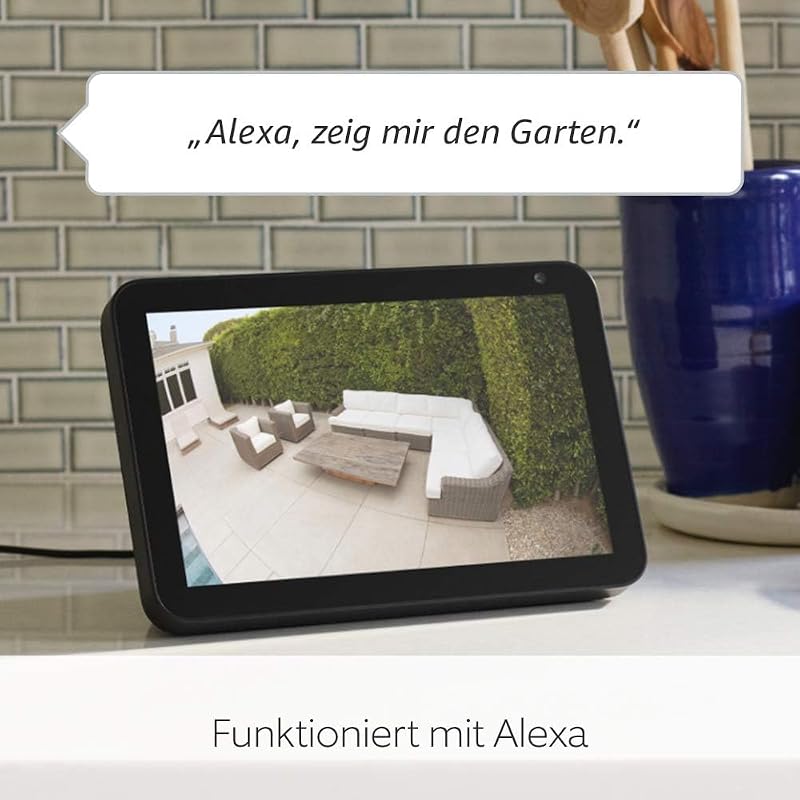 Flutlichtkamera Pro Kabel (Floodlight Cam Wired Pro) | Außenkamera mit 2K-Video mit Ring Vision, 3D-Bewegungserfassung, Sirene, Überwachungskamera | 30-tägige kostenlose Testphase für Ring Home