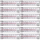 GERUSEA Fridge Refrigerator Freezer Thermometer, 12 Pack | 12-pack Thermometer material Plastics Stainless Steel Good quality Easy to install Cheap battery free easy food safe