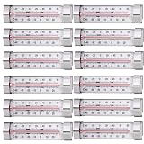 GERUSEA 12 Pack Fridge Refrigerator Freezer Thermometer