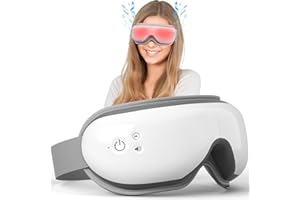 MORELAX Eye Massager with Heat & Bluetooth Music, Mothers Day Birthday Gifts for Women, Reduce Eye Strain, Headache Relief and Improve Sleep, Eye Care Device for Migraine