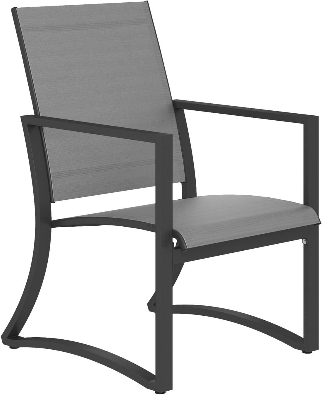 Cosco Outdoor Living 88681LGCE Cosco Outdoor Furniture Dining Chairs, Charcoal: Garden & Outdoor