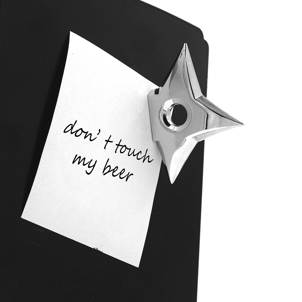 Imanes para nevera Ninja Throwing dardos Metal oficina carta ...