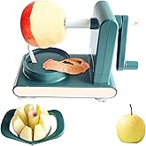 Apple Peeler, Slicer, and Corer Set – 8 Wedges Apple Slicer Corer，Stainless Steel Blades，Effortless Peeling for All Apples & 
