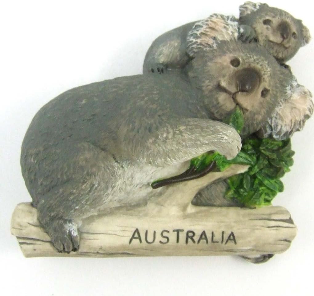 Cute Bear Koala Teddy Bear Australia Animal Collection High Quality Resin 3d Fridge Magnet