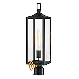 21.3 Inch Outdoor Lamp Post Light Fixture Dusk to