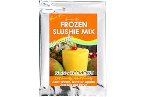 GENERIC Frozen Slush Slushy Drink Cocktail Mix - Alcoholic Or Non-Alcoholic, Water, Juice, Soda, Wine, Vodka, Rum, Tequila (Pineapple Mango)
