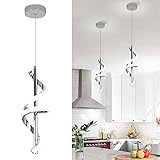 Vloitgol Spiral Led Pendant Light Fixtures, 5500K
