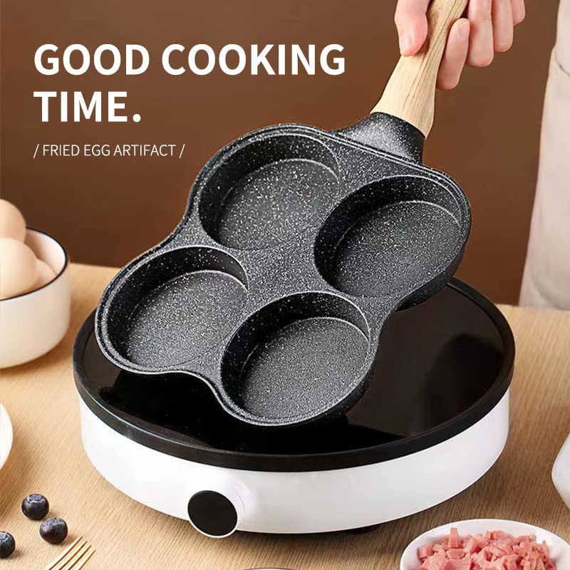 OUDE HOWE Egg Frying Pan 4Cup Nonstick Egg Frying Pan Easy Clean Egg