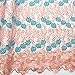 WorthSJLH African Lace Fabric 2019 Bridal French Lace Fabric 5 Yards Net Tulle Nigerian Lace Fabric for Wedding LF811