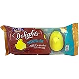 Milk Chocolate Dipped Marshmallow Peeps Yellow Chicks 3 Peep Box (4 Pack) or 1 Dozen Peeps