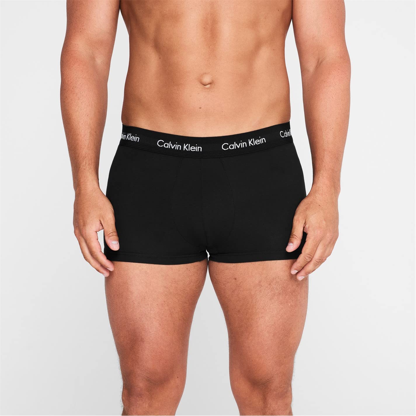 Calvin Klein Herren 3er Pack Boxershorts Low Rise Trunks Unterwäsche
