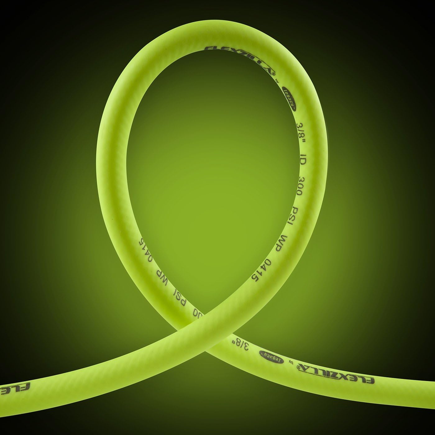 Flexzilla Pro Air Hose, 3/8 in. x 50 ft, Heavy Duty, Lightweight, Hybrid, ZillaGreen - HFZP3850YW2: Automotive