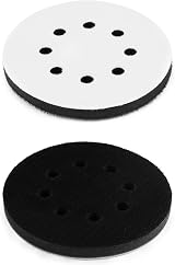 QWORK 2Pcs Soft Sponge Interface Pad 125mm 8 Holes for Eccentric Sanders view 7