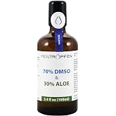 Heiltropfen Roll On DMSO and Aloe Arborescense by Dr. Hartmut Fischer | Amber Glass Bottle with Roll On | 3.4 Fl Oz - 100 ml | Third-Party Tested | High Purity