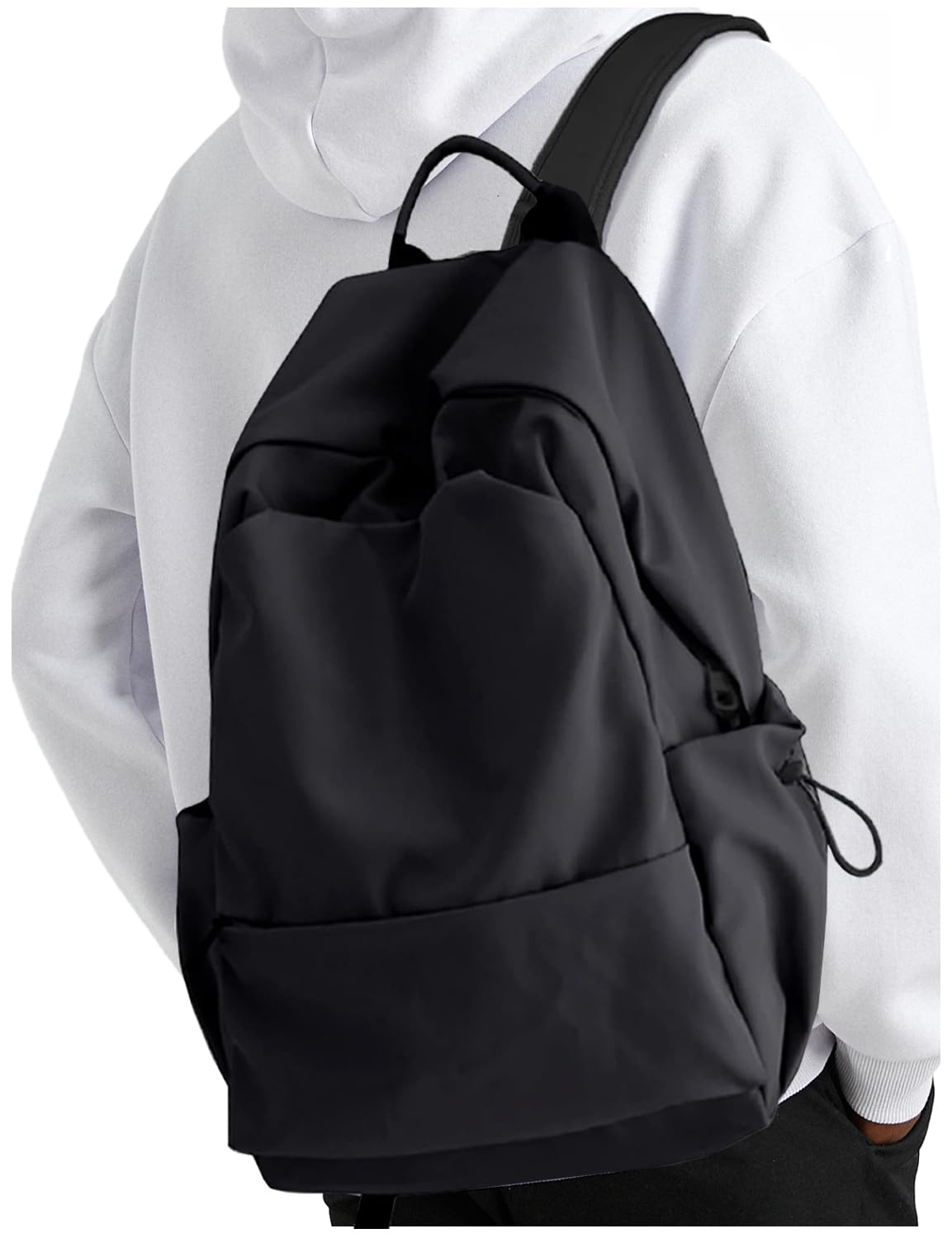 Photo 1 of YGR Laptop Backpack for Women and Men, Waterproof Lightweight Travel Daily Rucksack Casual 15.6 inches Computer Bags for College, Black
