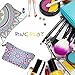 PINK PLOT Makeup Bag for Women - 4 Pieces Cosmetic Bag and Toiletry Bag Used in Travel or As a Valentine's Day gift(Mandala)