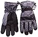 N'Ice Caps Kids Thinsulate Waterproof Geo Lines Print Winter Ski Gloves