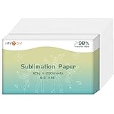 HTVRONT Sublimation Paper 8.5x14 Inch - 200 Sheets Transfer Paper Compatible with Inkjet Printer, Heat Transfer Paper for Tumblers, Mugs, T-shirts and Other Sublimation Blanks