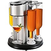 Automatic Cocktail Maker &ndash; No Capsules Needed, 170+ Built-in Recipes, Voice &amp; Touch Control, Portable with Battery, Perfect Home Bar Gift for Men, Women, Dad (Black)