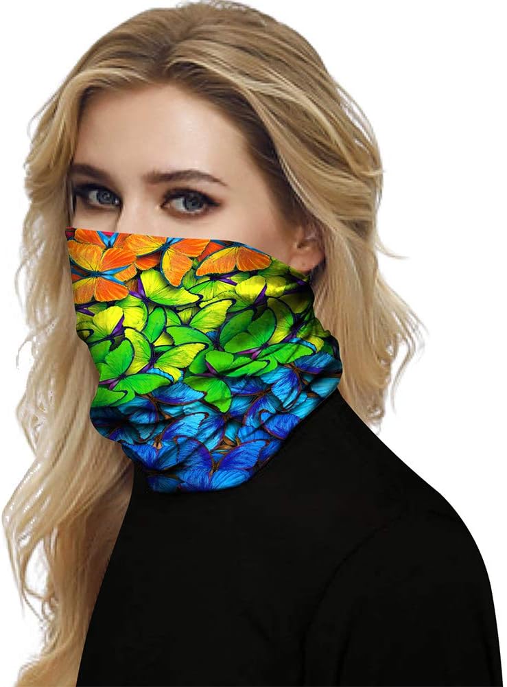 Fashion Unisex Bandanas Face Mask Headband Neck Gaiter Motorcycle Mask for Women Men Face Scarf Fishing Mask