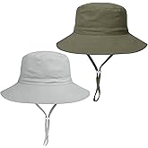 Baby Toddler Sun Hat,Boys Girls Bucket Hat for Kids UPF 50+ Sun Protective Child Summer Beach Hats 0-5 Years