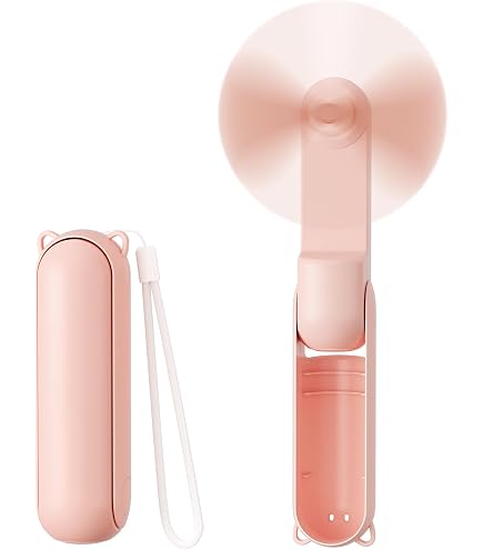 Amazon.com: Morelax Portable Fan, Mini Handheld Fan with Power