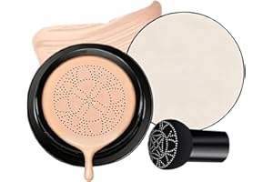 Foundation Cushion, 2026 New Air Cushion CC Cream, Makeup - Moisturizing Concealer Brighten Long-Lasting, Natural BB Cream fo