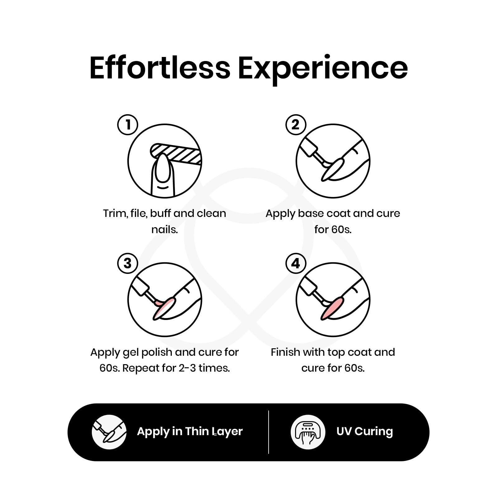 Beetles Black Gel Polish, 1 Pcs 15ml Audrey Black Nail Polish Color Gel Nail Polish Halloween Nails Soak Off Art Manicure Salon DIY Uv Lamp Nail Design Decoration at Home