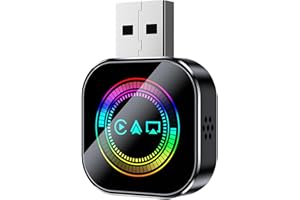 2026 Upgrade 3 in 1 Screen Mirror iOS Phone, Plug-and-Play Smart Car Interconnection Box with Fast 3s Connection, Voice Contr