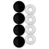 Cruiser Accessories 82650 License Plate Frame Fastener Caps, Black