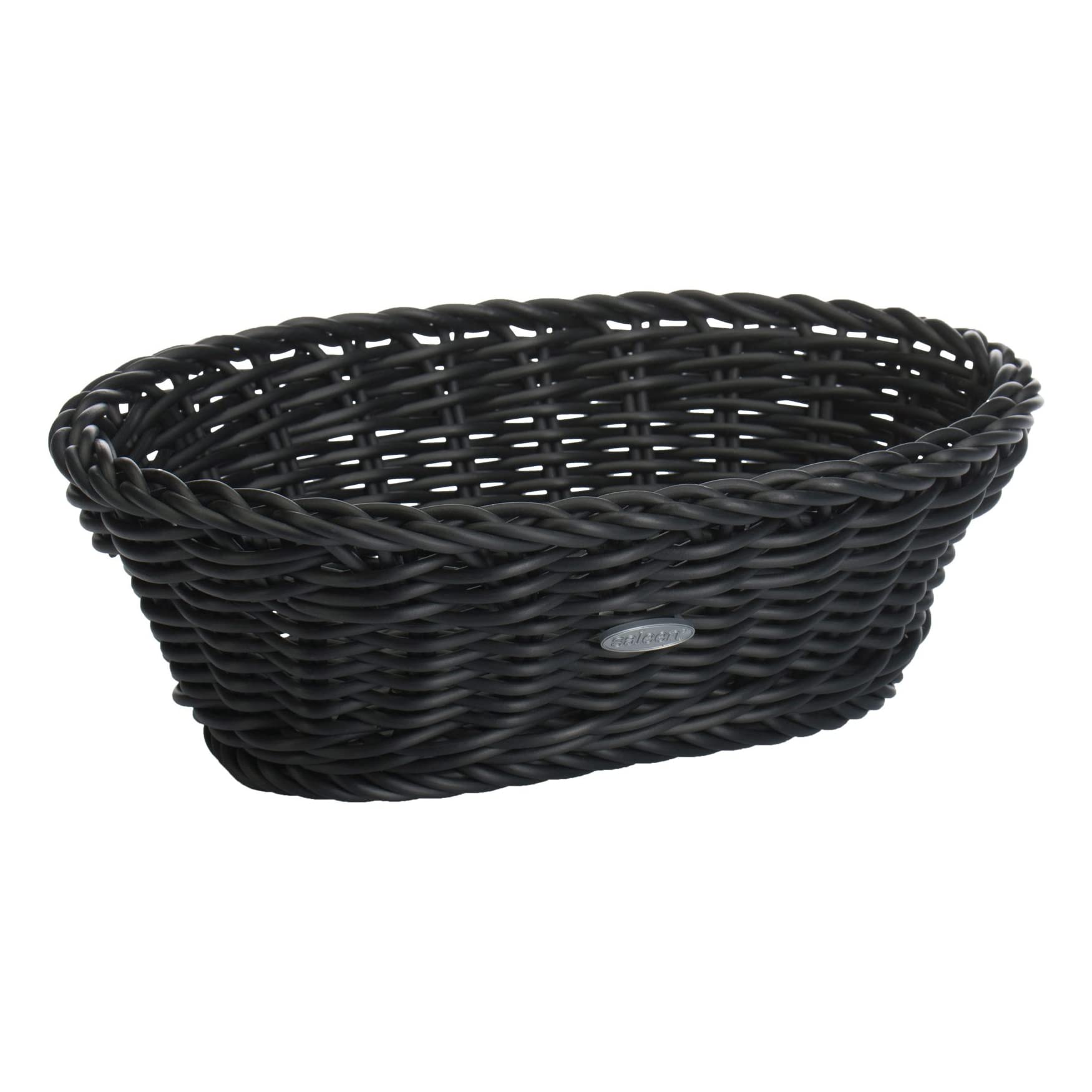 Saleen Westmark multi-purpose basket, Suitable for hotel and catering, Oval, approx. 25 x 17 x 8.5 cm, Synthetic fibre, Edition, Black, 02010219101 — image 1