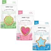 Pure Food Dye Free Sanding Sugar Variety Pack, 5 oz | Pink, Blue, Green | Naturally Colored Decorating Sugar Sprinkles | Colored Sugar | Great for Baking and Decorating