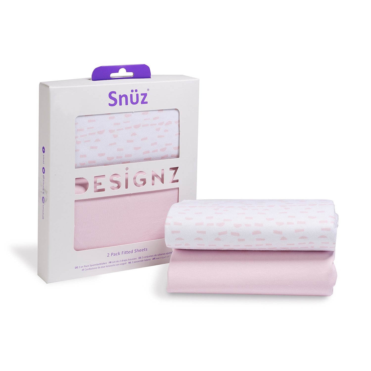 snuz bedside crib fitted sheets