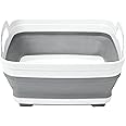 Kitchen Details Collapsible Wash Basin | Self Draining Design | Large Flexible Design | Protect Dinnerware | Self Draining | Space Saver | Home Cleaning | White