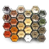 Gneiss Spice 1 Inch Clear Round Labels for Spice Pantry. Black Text with 46 Common Spice Names / 2 Blank Write-on Labels. Jars Not Included. (Black Text)