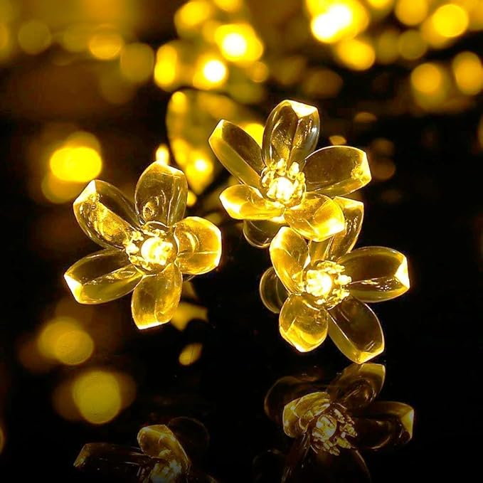 PESCA Flower Fairy String Lights, 3 Meter 16 Led Christmas Lights for Diwali Home Decoration