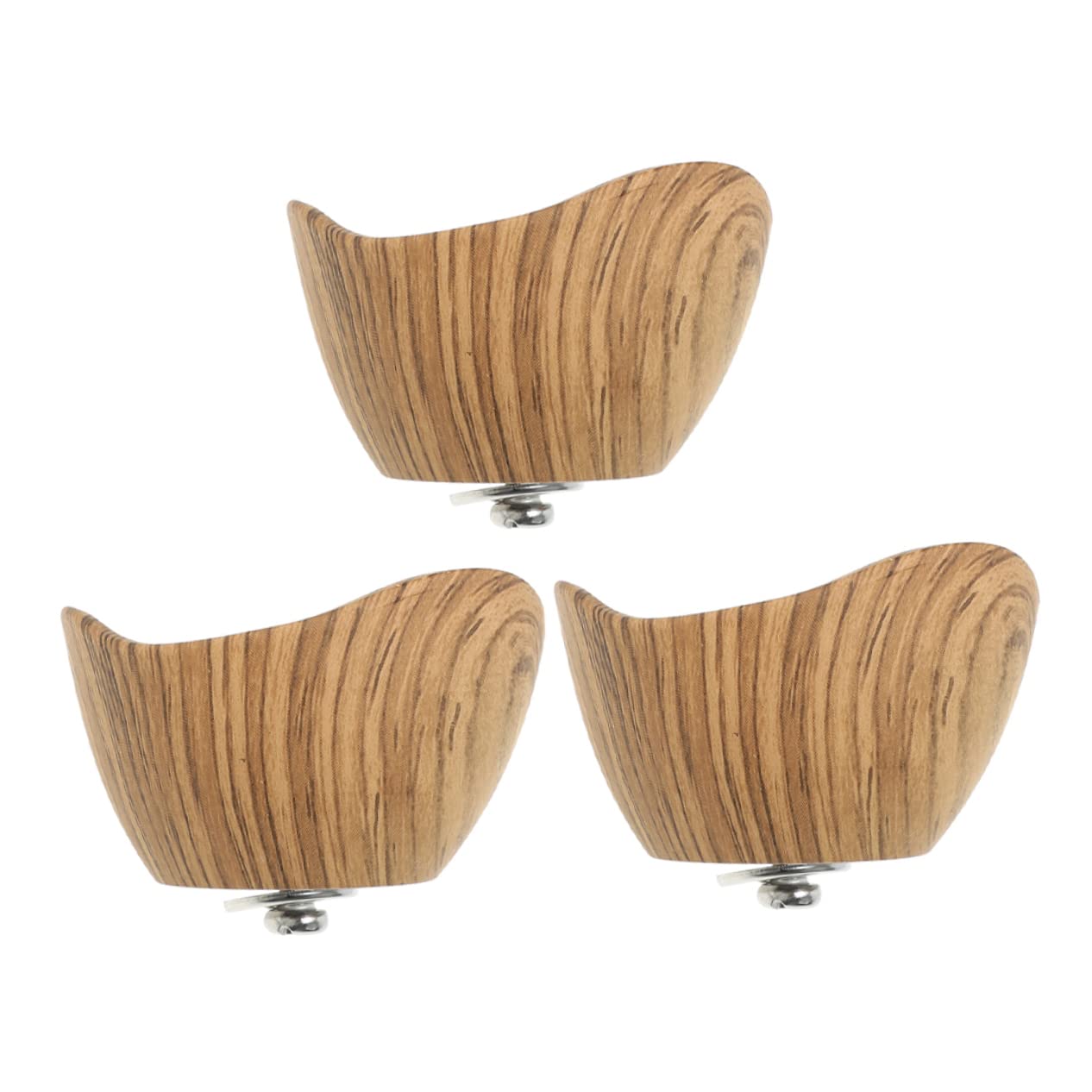 KONTONTY 3Pcs Wood Pot Lid Cover Handles Heat Resistant Knobs for Pan Lids and Stylish Pot Knob Holders for Kitchen Cookware Fit