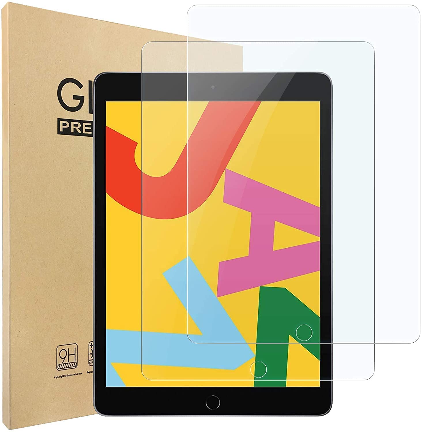 2 Pack - Tempered Glass Screen Protector for iPad Mini 4/5 (4th & 5th Generation 2015, 2019)