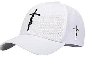 3 NAILS 1 CROSS Christian Faith Hat Jesus Hat Cross Cap Comfortable Adjustable One Size Fits Most