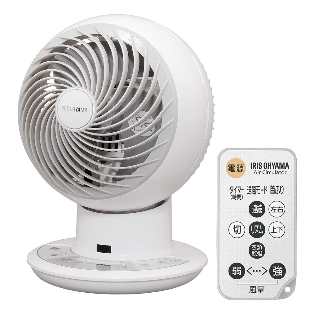 アイリスオーヤマ サーキュレーター アイ 静音 上下左右首振り 24畳 パワフル送風 DCモーター リモコン付き ホワイト PCF-SDC15T商品画像