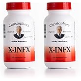 Christopher's Original Formulas X-INFX Formula, Natural Immune Support, 2 Pack, 100 Caps Each