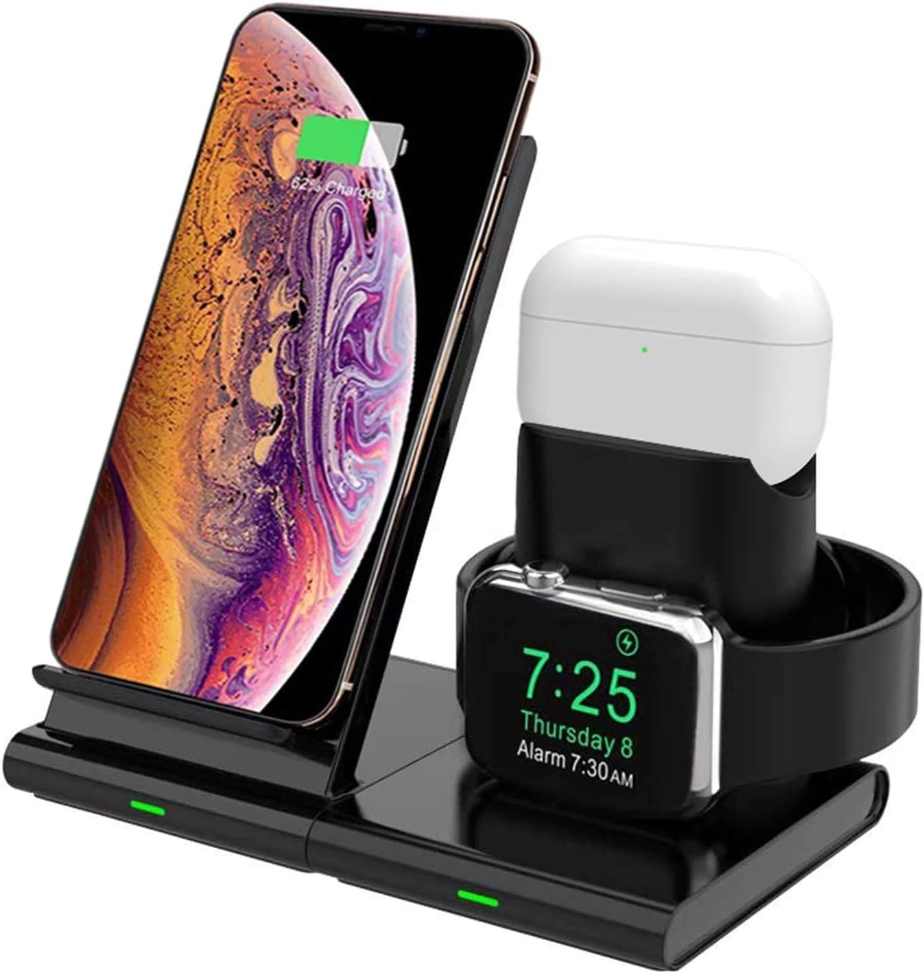 ESR HaloLock Caricabatterie Wireless Magnetico Shift Con Base Rimovibile - Per IPhone Serie 14/13/12 E Custodie Magnetiche - Bianco