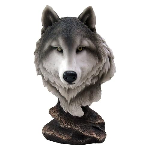 Wolf Bust by Edge Sculpture Robert Harrop Amazon.co.uk Kitchen & Home