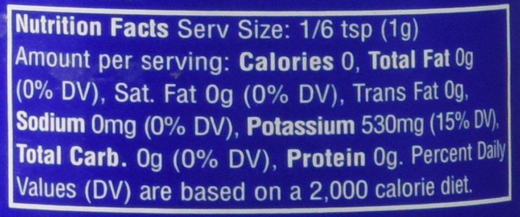Nu Salt, 3-Ounce Shaker (12 Count) : Salt Substitutes : Grocery & Gourmet Food