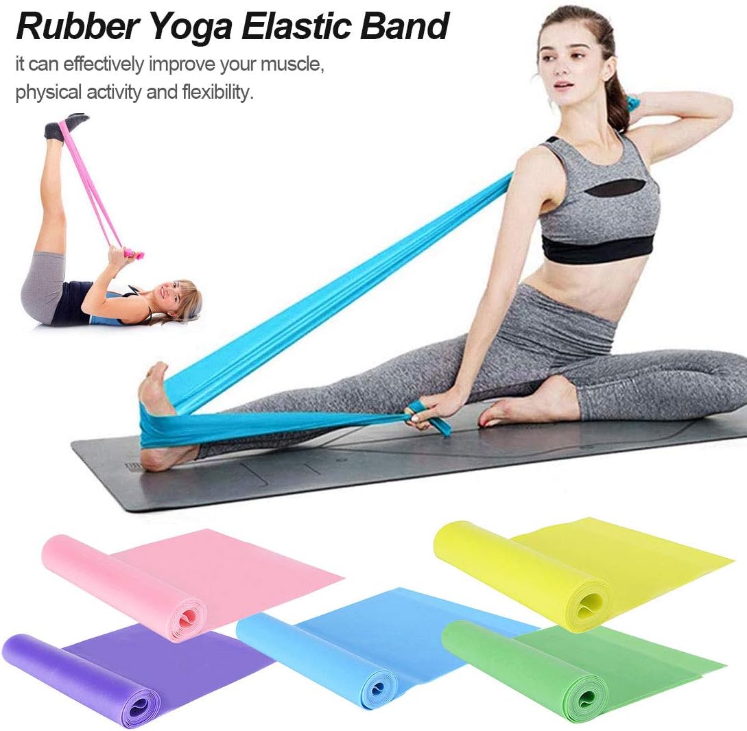 Pellisilot Fitness Resistance Band/Rubber Yoga Elastic Band ...