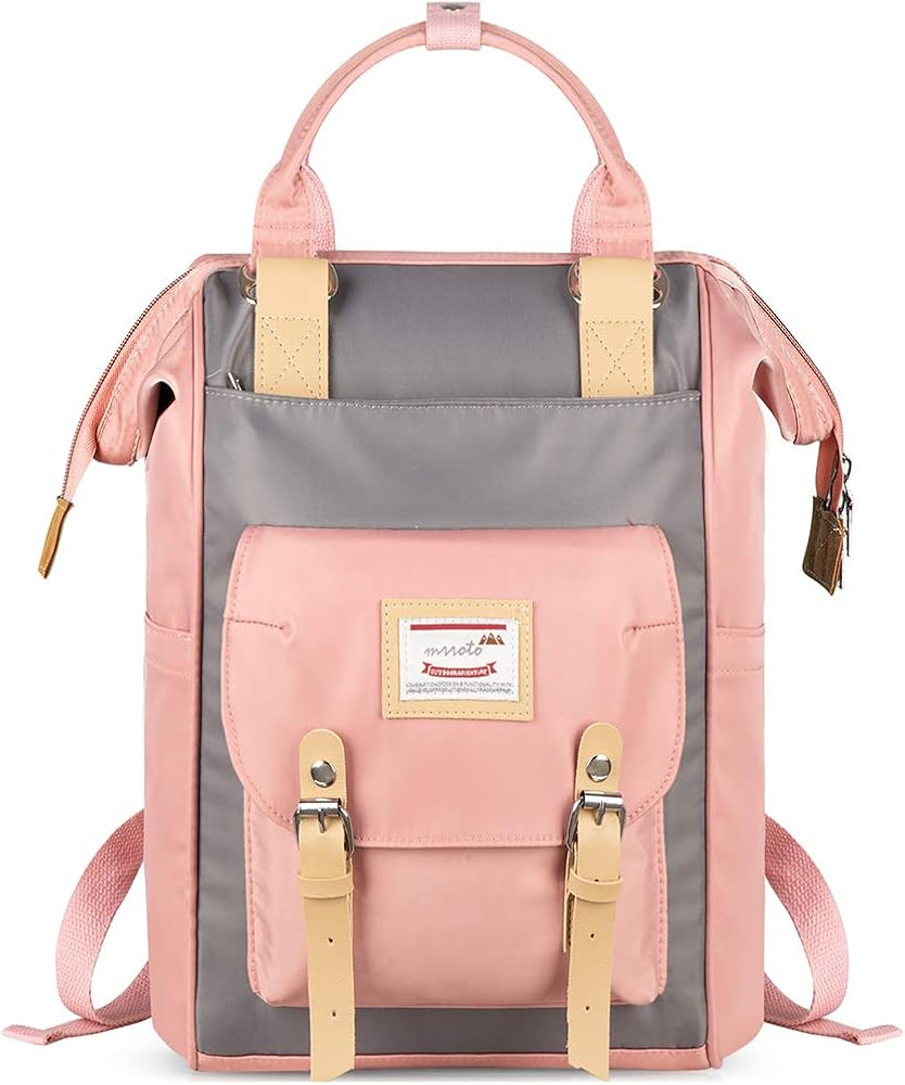 Women Wide Open Vintage Travel School Backpack Bookbag Girls Daypack