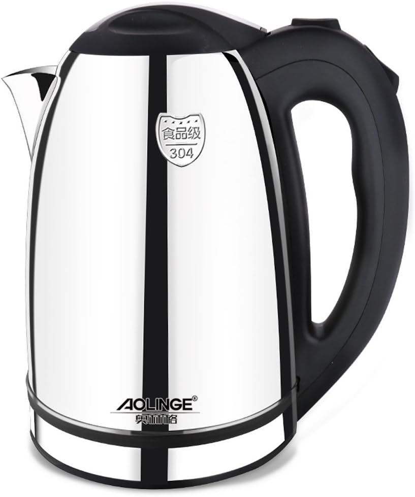 Electric Kettle 304 Stainless Steel 3L, 1500W, Automatic Power Off (black) 178 * 260mm