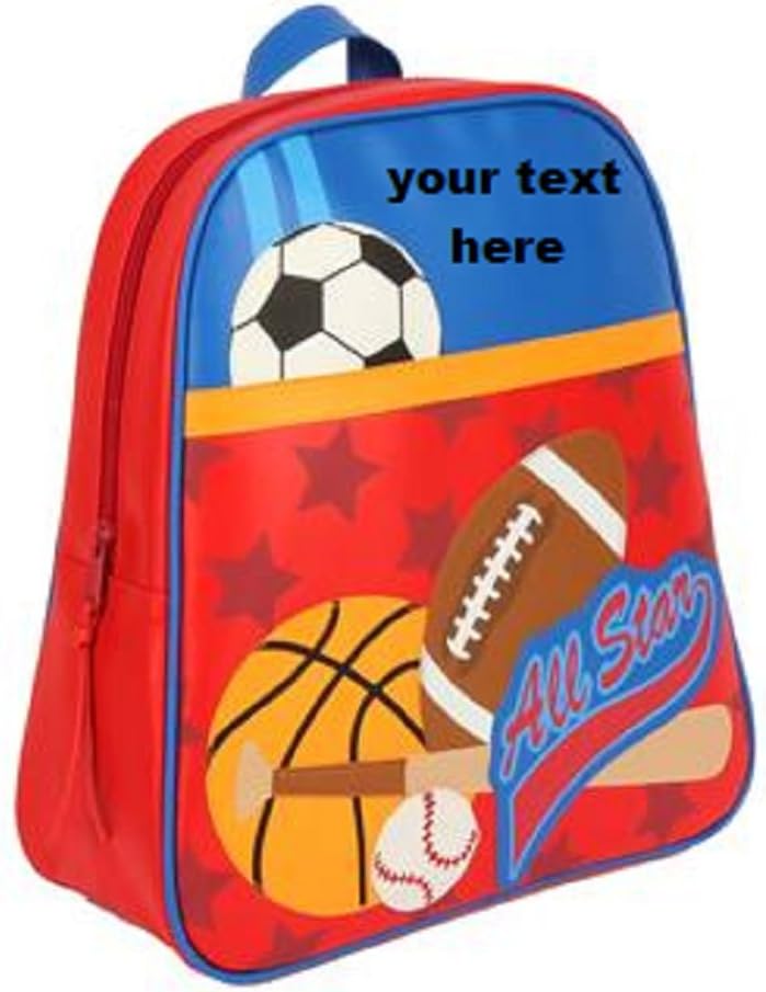 Personalized Stephen Joseph Go Go backpack embroidered with your name or text (Sports)